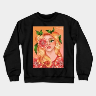 Grapefruit Girl Crewneck Sweatshirt